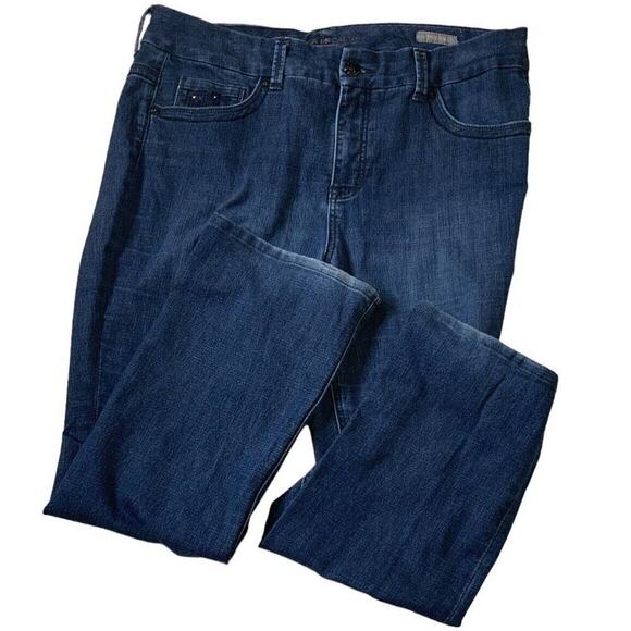 Seven7 Melissa McCarthy Jeans Plus Size 18W Slim Boot Stretch Blue Wash Denim - Picture 3 of 14